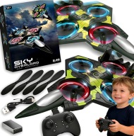 SAMOLOT ZDALNIE STEROWANY MYŚLIWIEC DRON RC LED PILOT 2.4GHZ AKROBACJE USB