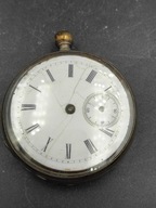 Stary zegarek kieszonkowy na kluczyk do naprawy lub na części