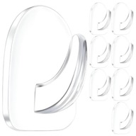 WIESZAKI UCHWYTY HACZYKI HAKI SAMOPRZYLEPNE MOCNE WODOODPORNE 8 SZT.