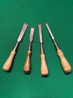 Zestaw starych dłut „stożkowych” FULTON U.S.A. XIX/XXw.