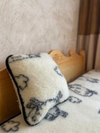 Poduszka 100% wełna owcza Merino (40x40cm)