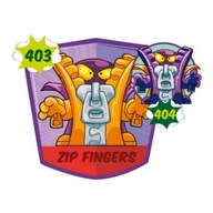 SUPER ZINGS seria 5 404 Zip Fingers fioletowy