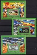 **DJIBOUTI - DŻIBUTTI BL.133B-135B = 60E - NIEZĄBKOWANE - SAMOLOTY