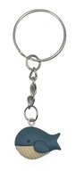 Breloczek do kluczy mini wieloryb niebieski rybka do piórnika plecaka