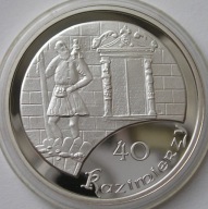 Polska 40 kazimierzy 2008 - Kazimierz Dolny - srebro - stan menniczy