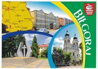 BIŁGORAJ mapka herb pocztówka 142