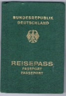 NIEMIECKI PASZPORT Z CZSÓW RFN wydany 1990r