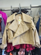 Kurtka ramoneska beżowa eko skóra Italy r. Uni !!!