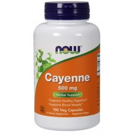 NOW Foods Pieprz Cayenne 500mg 100 kaps