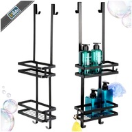 Półka ŁAZIENKOWA wisząca zawieszana na szybę prysznic kabinę na kosmetyki