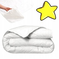 KOŁDRA ANTYALERGICZNA 140X200 CAŁOROCZNA POLICOTTON BIAŁA 300GSM POLSKA