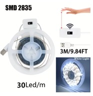 TAŚMA LED 3M USB 2835 SMD Z CZUJNIKIEM RUCHU BIAŁE ŚWIATŁO