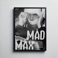 Plakat A3 Mad Max F1 motoryzacja ozdoba prezent