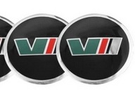 SKODA VII 4x naklejki DEKIELKI KAPSLE 56MM EMBLEM