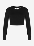 GYMSHARK krótki top z długim rękawem i odkrytymi plecami r. XS