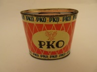 Skarbonka PKO Prl, stara skarbonka puszka PKO, vintage, retro
