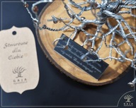 Drzewko szczęścia prezent na chrzest pamiątka z grawerem rękodzieło