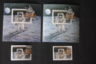 Blok 139 A , B zn z bl Fi 3062 A,B ** - 20 Rocznica Lądowania na Księżycu