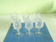 kieliszki kryształowe średnie wódka? portwein? sherry? 6+1SCHOTT? BOHEMIA?