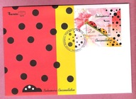 Bośnia i Herc. 2015, FDC bl. owady, biedronki