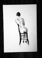 Akt Artystyczny – Praca Ręcznie Tworzona (179) – dla 884 Skubalskich