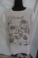 BLUZKA ZDOBIONA ROZM M/L