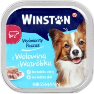 WINSTON Wyśmienity pasztet karma mokra wołowina i wątróbka 150 g