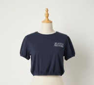 Destination – Granatowa Bluzka / Top na Krótki Rękaw – Rozmiar 158-164