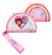 PORTFL Portfelik Dziecięcy na Zamek Brokatowy HELLO KITTY