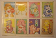 TROSKLIWE MISIE 1984 ROK - 1 BLOCZEK - ( 8 ZNACZKÓW ) - RZADKOŚĆ