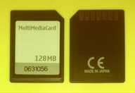 MultiMediaCard 128 MB >> 0631056 >> Made in JAPAN