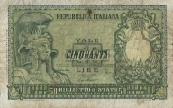 Włochy - 50 Lire - 1951 - P91b
