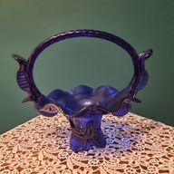 Vintage, Unikalny szklany koszyczek