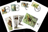 Saint Vincent / 4 Koperty FDC / 1233-1236 ( WWF - Fauna - Ptaki ) 1989 r.