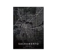 Plakat „Mapa Miasta” – Minimalistyczny Plakat Mapowy