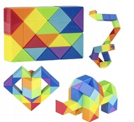 UKŁADANKA LOGICZNA ŁAMIGŁÓWKA DLA DZIECI MAGICZNY WĄŻ DLA DZIECI