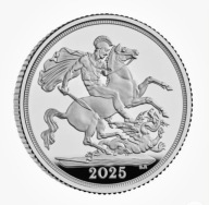 Srebrny suweren Royal mint