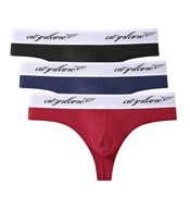 3-pack Stylowe stringi męskie sportowe na gumce M