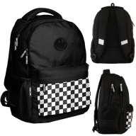 PLECAK SZKOLNY MŁODZIEŻOWY BEUNIQ PASO SMILEYWORLD SZACHOWNICA KRATA EMOTKI