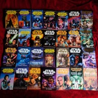 Wielki zestaw fana Star Wars lata '90 i '00: książki, komiksy, gadżety...