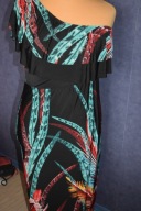 PIĘKNA SUKIENKA LETNIA DŁUGA NA JEDNO RAMIĘ_40