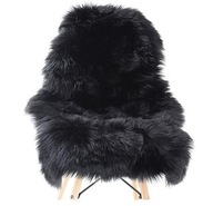 DYWAN DYWANIK MIEKKI DO SALONU SZTUCZNA SKORA 90 CM BIALY PUSZYSTY MATA