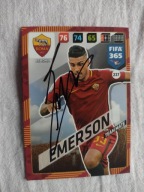 Karta panini autograf AS Roma Emerson Fifa 365