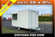 Przyczepa gastronomiczna kącik elektryka 4 m gotowy biznes od ręki dostępna