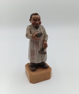 Lekarz psychiatra neurolog rzeźba z drewna Anri Toriart 1958 rok oryginał