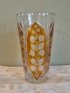 DUŻY WAZON KRYSZTAŁOWY Huta szkła ,,JULIA ''