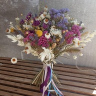 Bukiet wielokwiatowy z suszu prezent