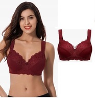 Śliczny biustonosz Curve Muse 148078 UK 40DDDD EUR 90G bordowy