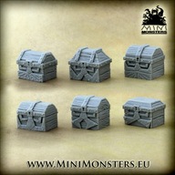 DWARVEN TREASURE CHESTS - Akcesoria do gier bitewnych, Tereny i Sceneria