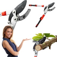 SEKATOR DO GAŁĘZI ROŚLIN OGRODOWY KOWADEŁKOWY TELESKOPOWY RĘCZNY FUGERT